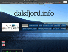 Tablet Screenshot of dalsfjord.info